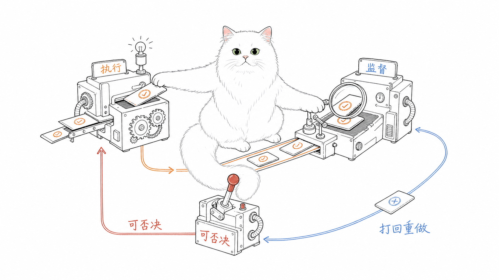 执行、监督和否决通过关系组成 Graph