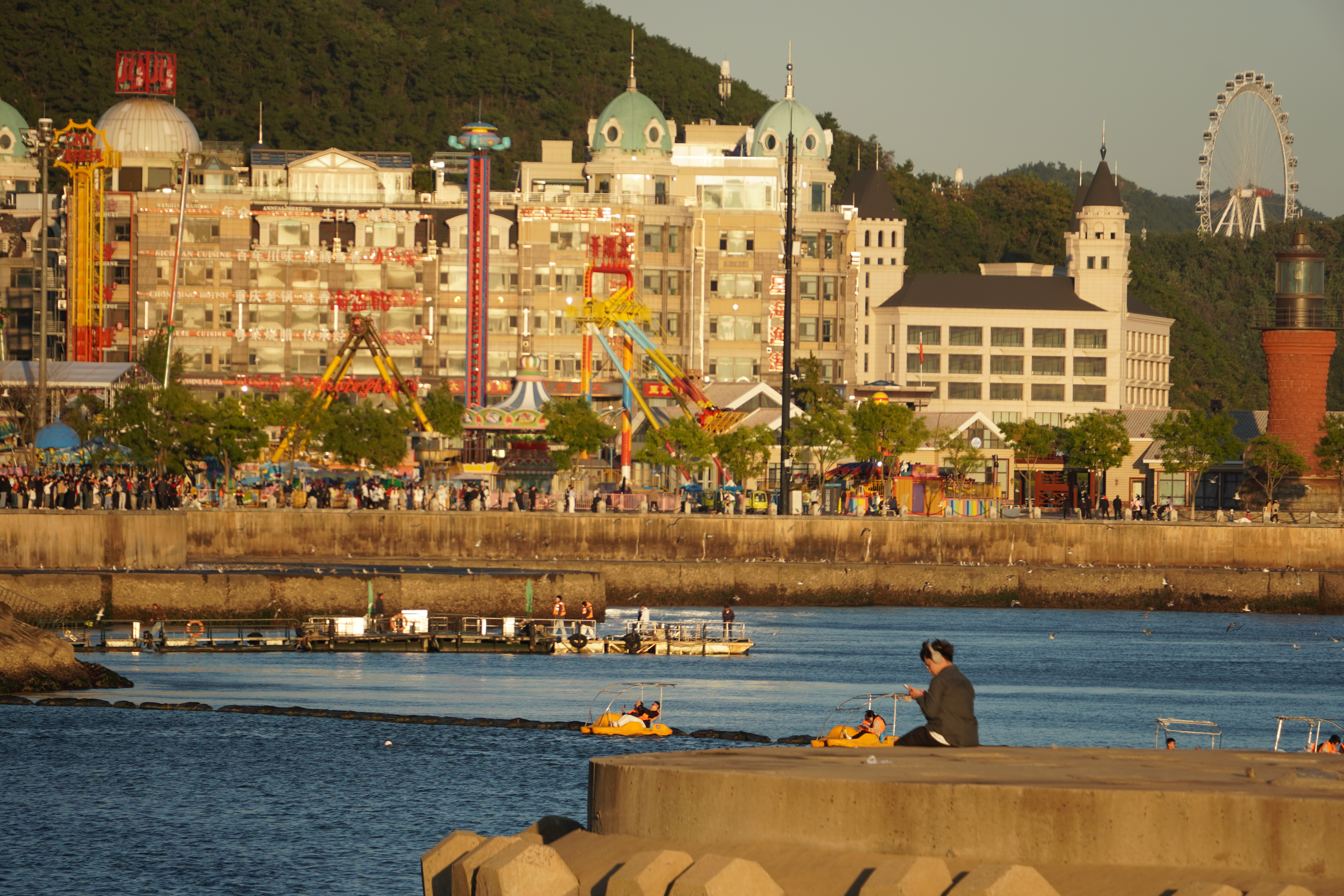 夕阳下的宁静